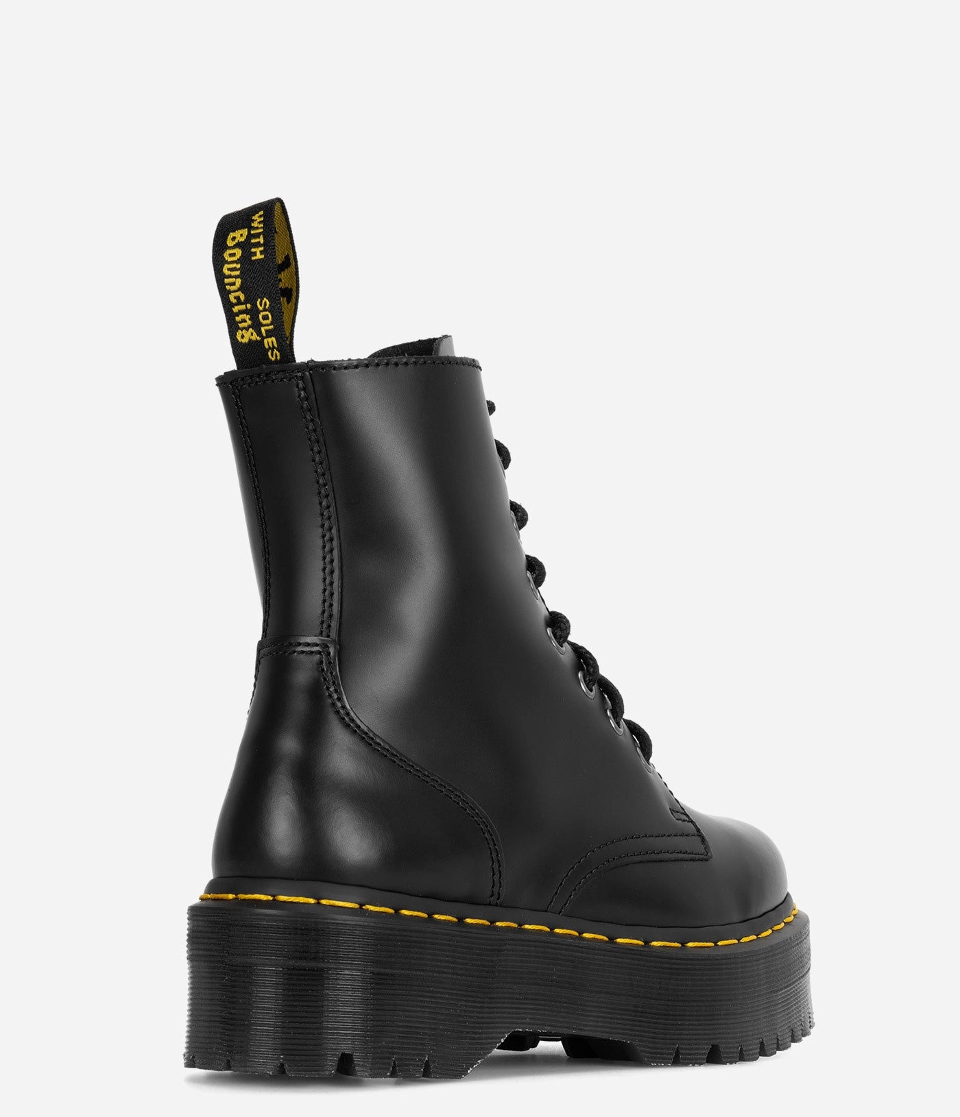Dr. Martens Jadon Boot Smooth Leather Platforms - Women Bold Platform Boots
