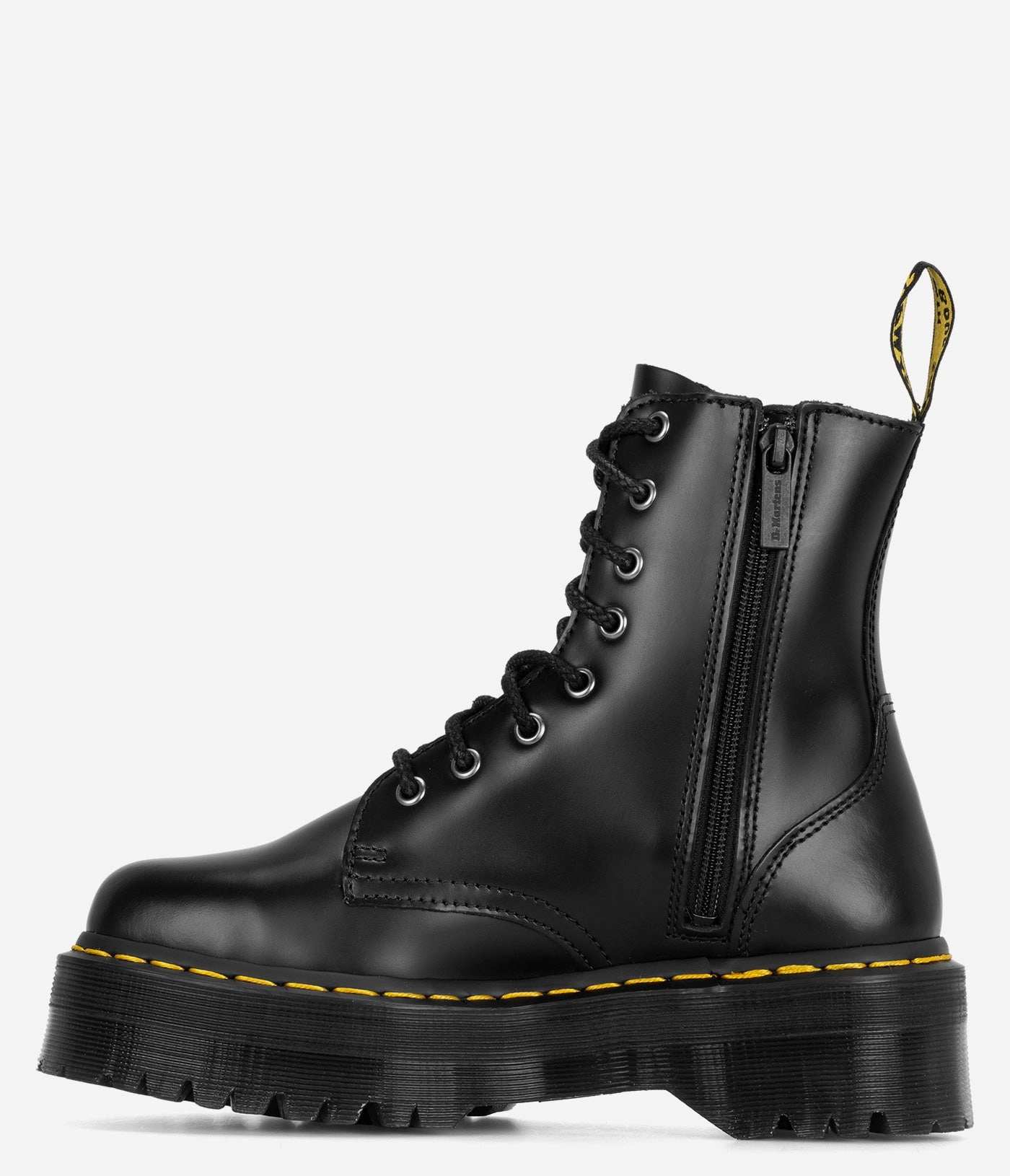 Dr. Martens Jadon Boot Smooth Leather Platforms - Women Bold Platform Boots