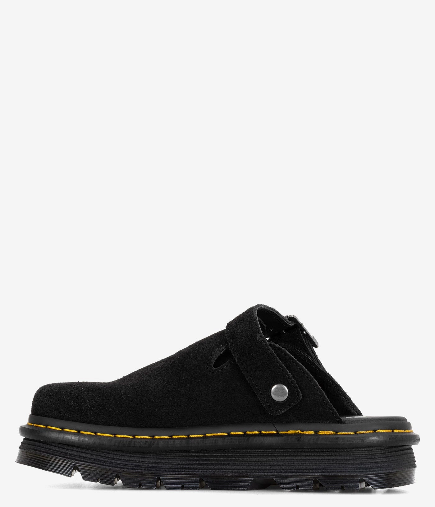 Dr. Martens Zebzag Suede Slingback Platform Mule Durable Combat Boots