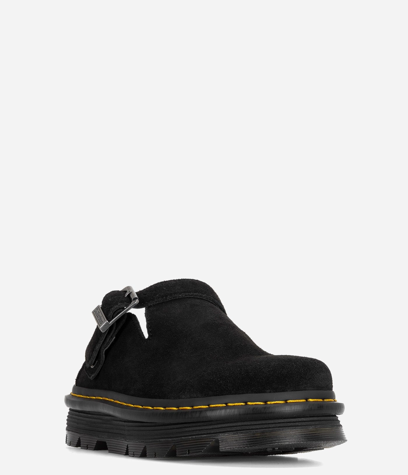 Dr. Martens Zebzag Suede Slingback Platform Mule Durable Combat Boots