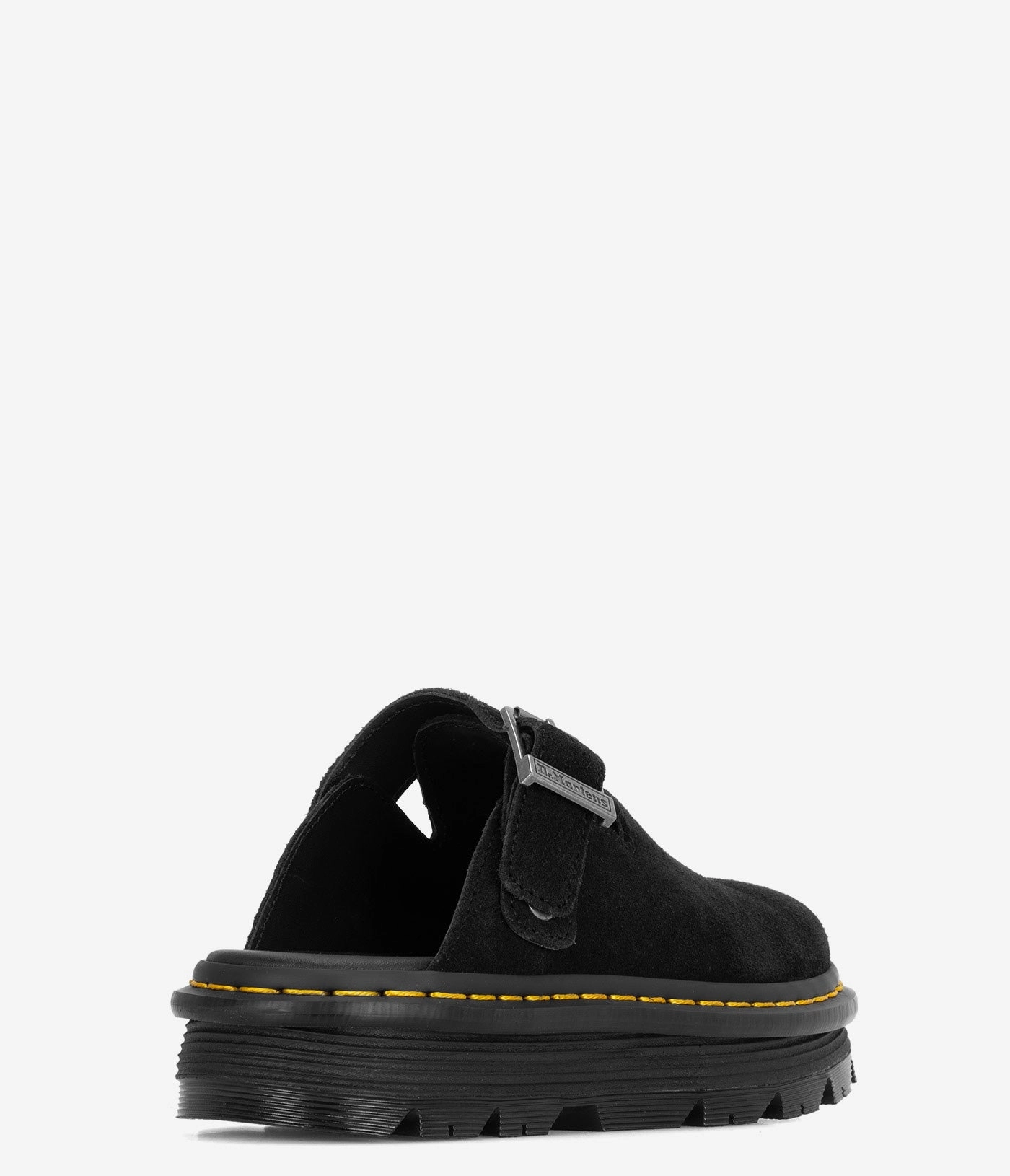 Dr. Martens Zebzag Suede Slingback Platform Mule Durable Combat Boots