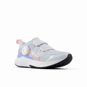 DynaSoft Reveal v4 BOA - Ice Blue with Rose Sugar - Little Kids New Balance casual sneakers for everyday comfort