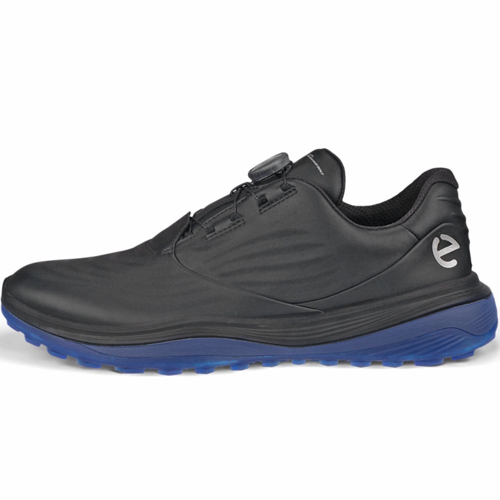 ECCO Golf Lt1 BOA Spikeless Waterproof Shoes - Black Golf Course Performance