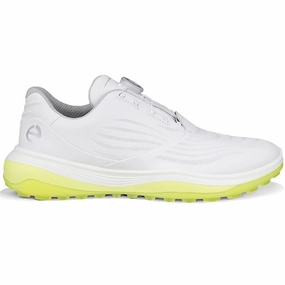 ECCO Golf Lt1 BOA Spikeless Waterproof Shoes - White Ecco golf shoe options