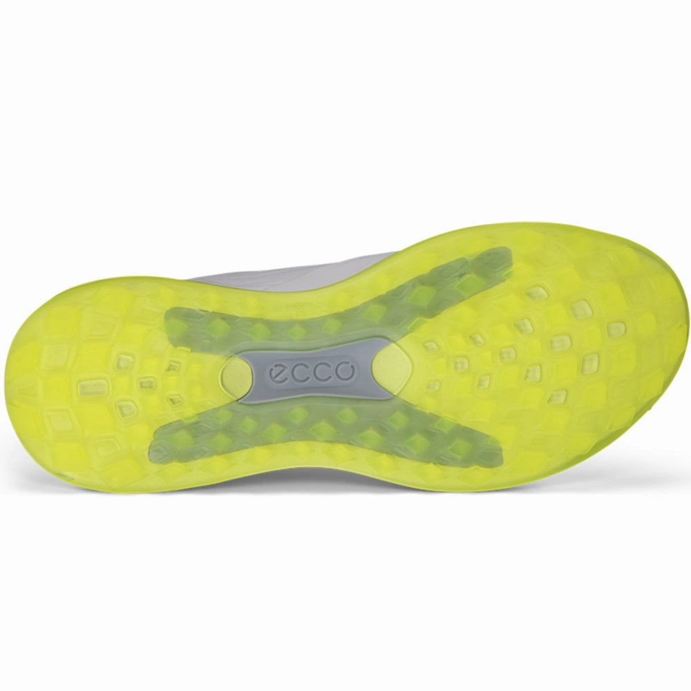 ECCO Golf Lt1 BOA Spikeless Waterproof Shoes - White Golf Course Performance
