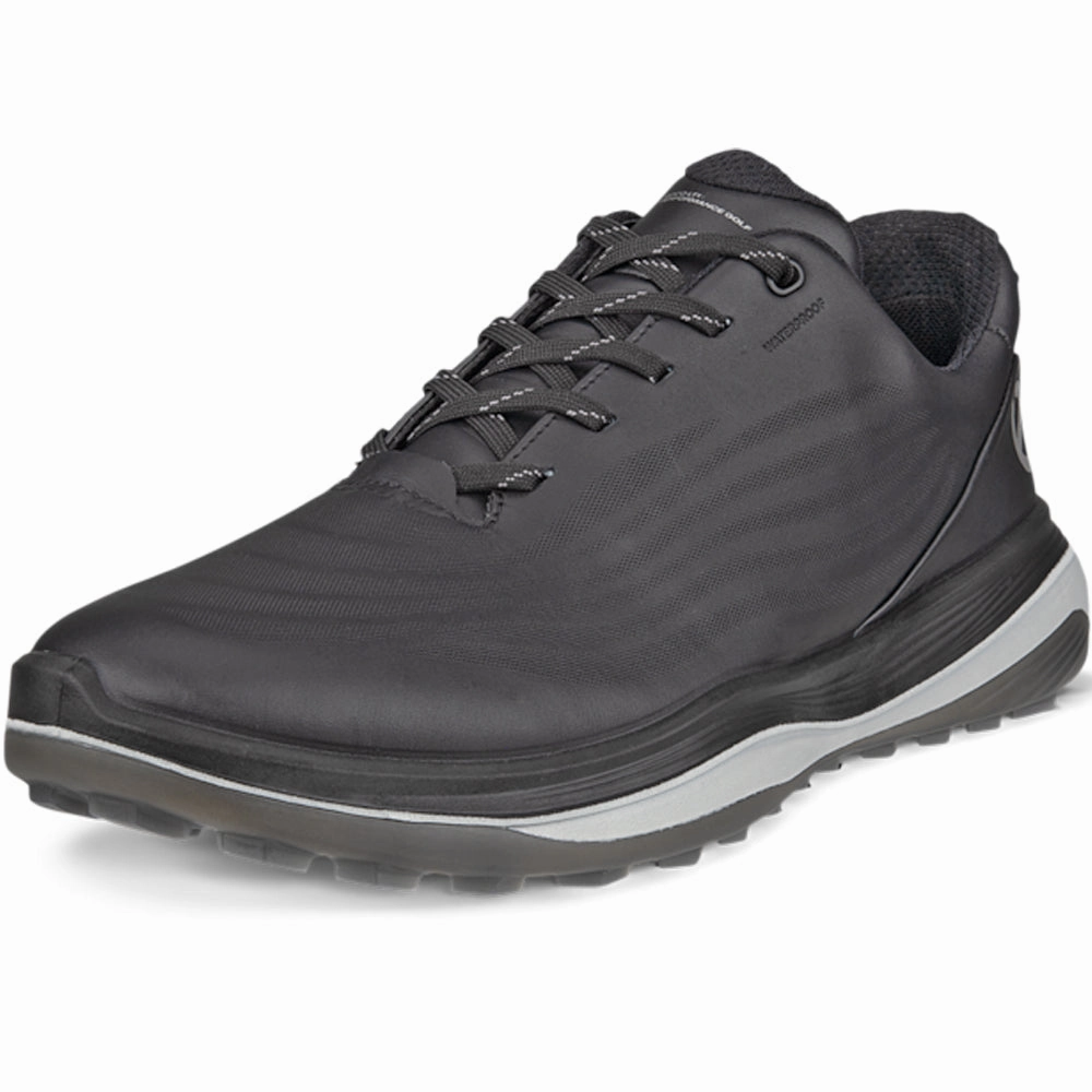 ECCO Golf Lt1 Spikeless Waterproof Shoes - Black Golf Course Performance