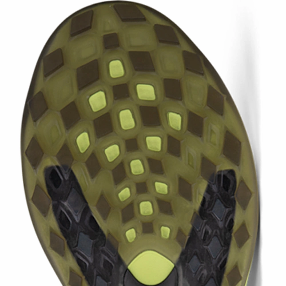 ECCO Golf Lt1 Spikeless Waterproof Shoes - White/Yellow Golf Course Performance