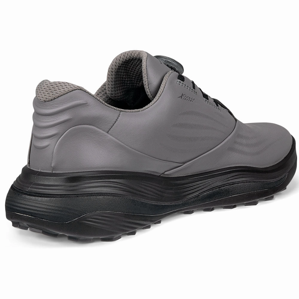 ECCO LT1 BOA Waterproof Spikeless Shoes - Steel Golf Course Performance