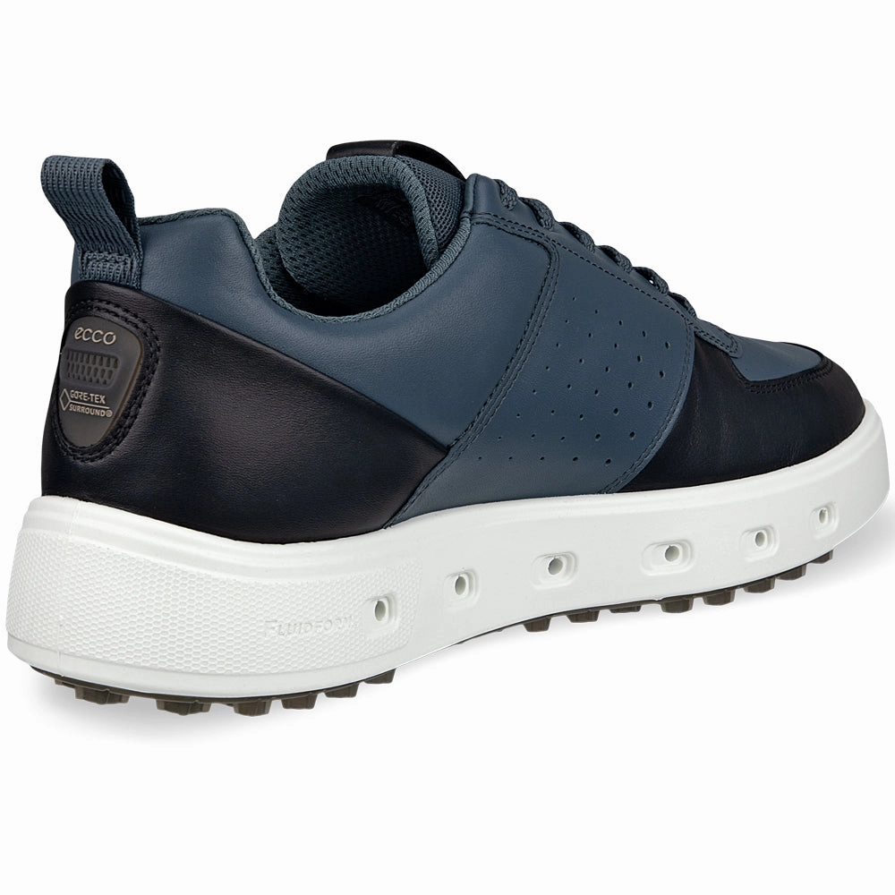 ECCO Street 720 GORE-TEX Spikeless Waterproof Shoes - Pavement/Black Golf Course Performance