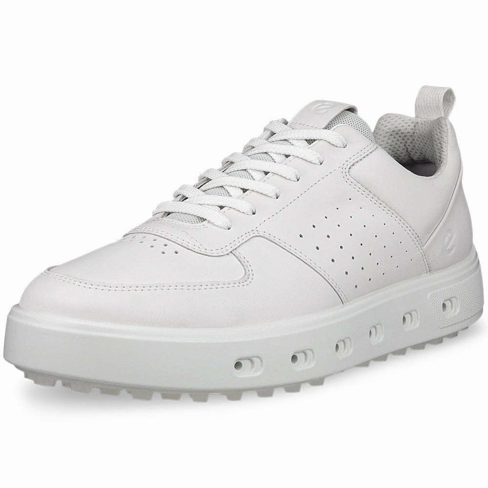 ECCO Street 720 GORE-TEX Spikeless Waterproof Shoes - White Golf Course Performance