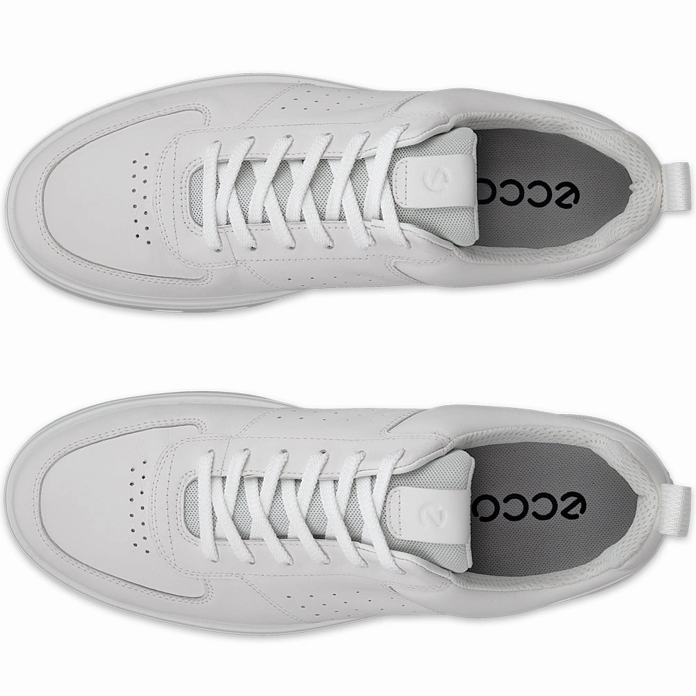 ECCO Street 720 GORE-TEX Spikeless Waterproof Shoes - White Golf Course Performance