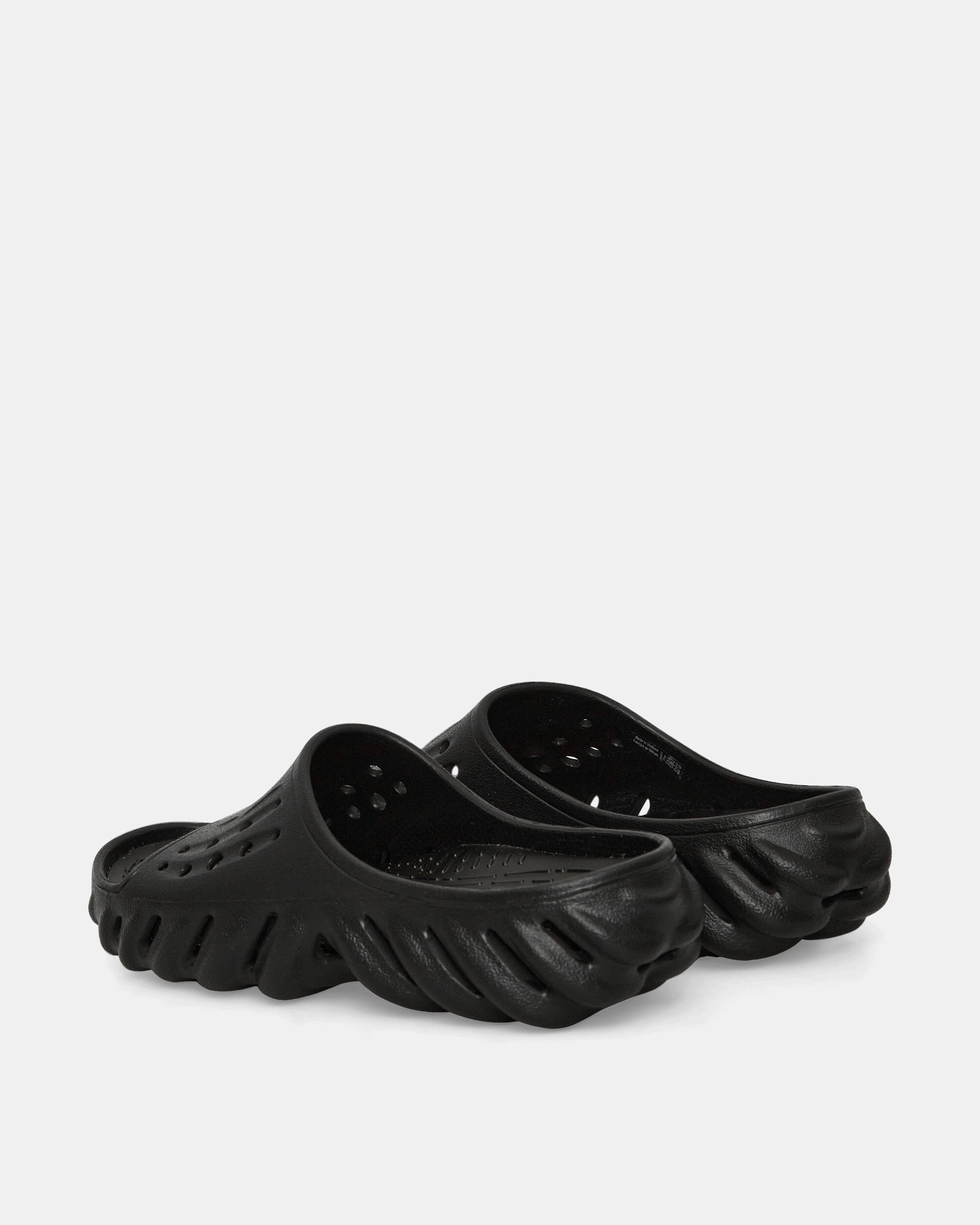 Echo Slides Black Foam Comfort Clogs