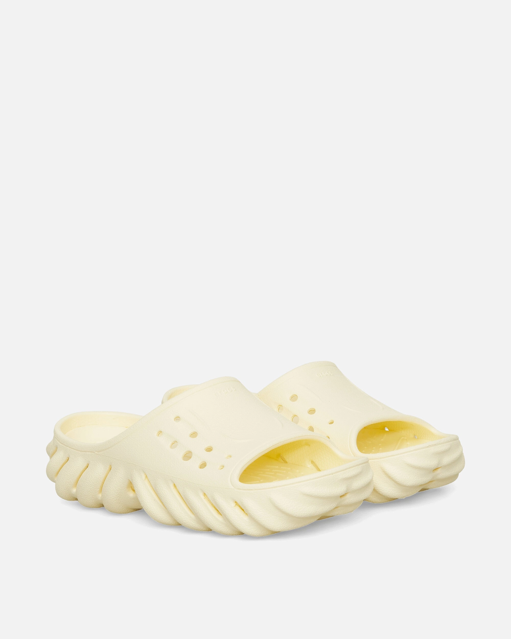Echo Slides Buttercream Foam Comfort Clogs