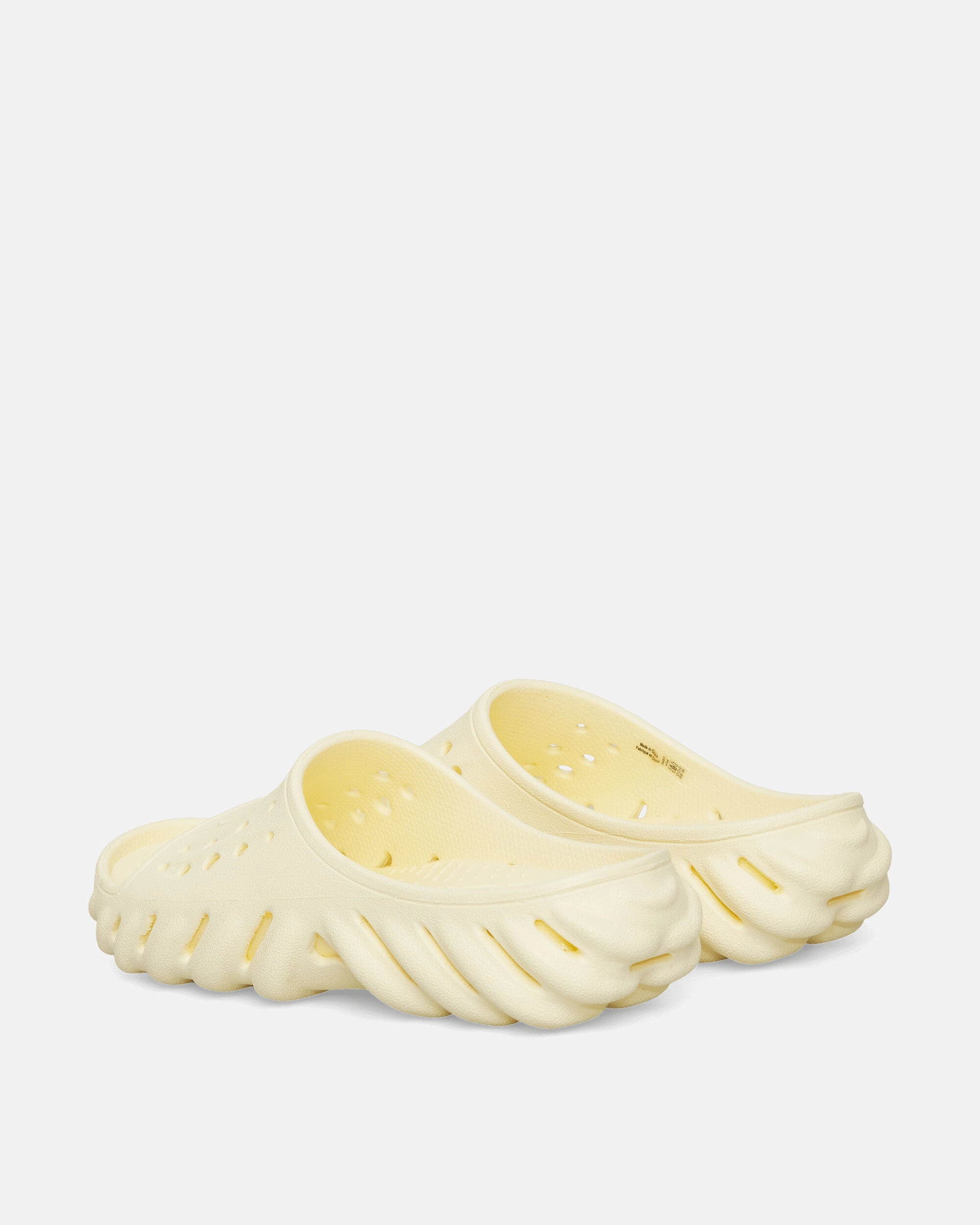 Echo Slides Buttercream Foam Comfort Clogs