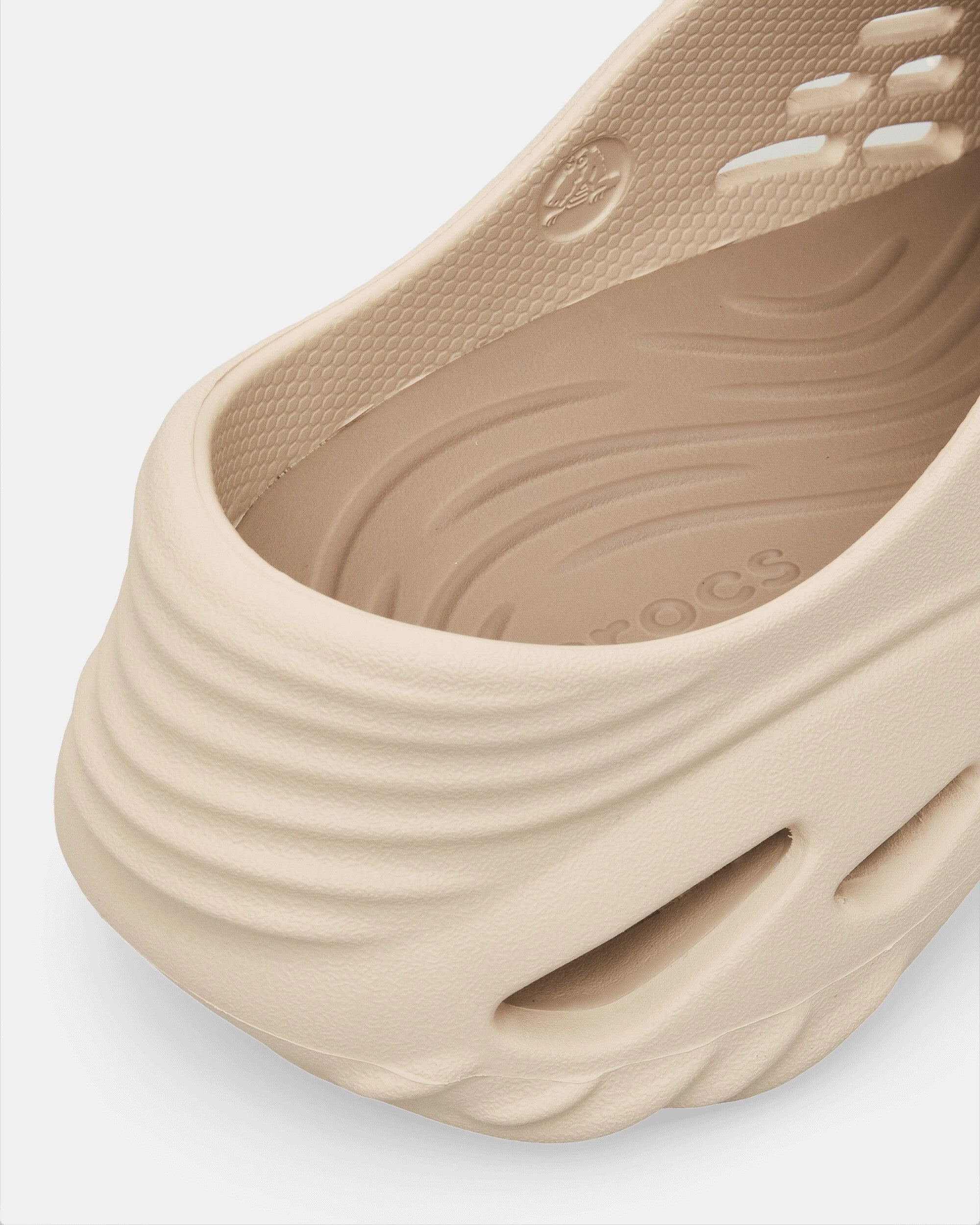 Echo Wave Mules Almond Tint Foam Comfort Clogs