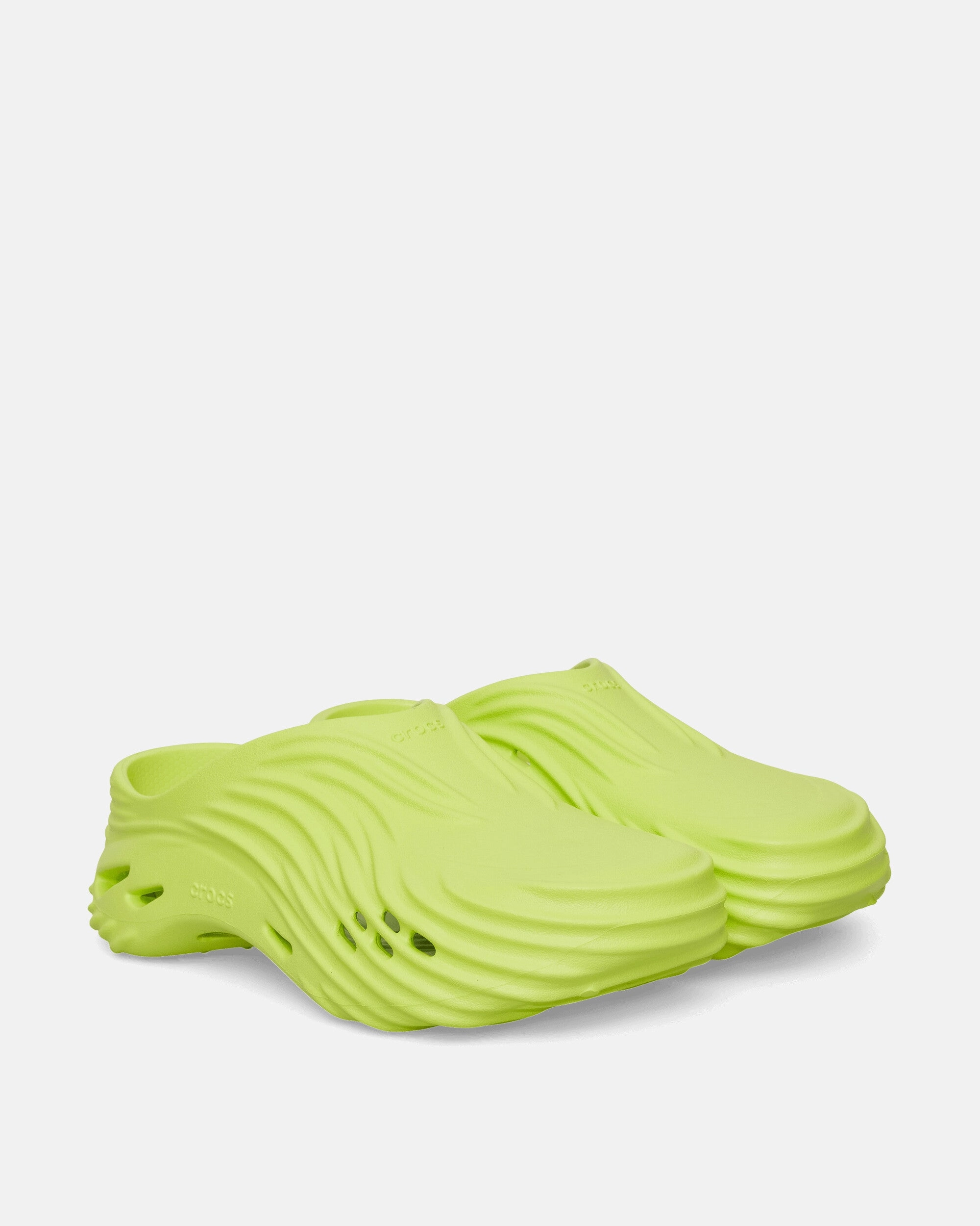 Echo Wave Mules Lime Punch Foam Comfort Clogs