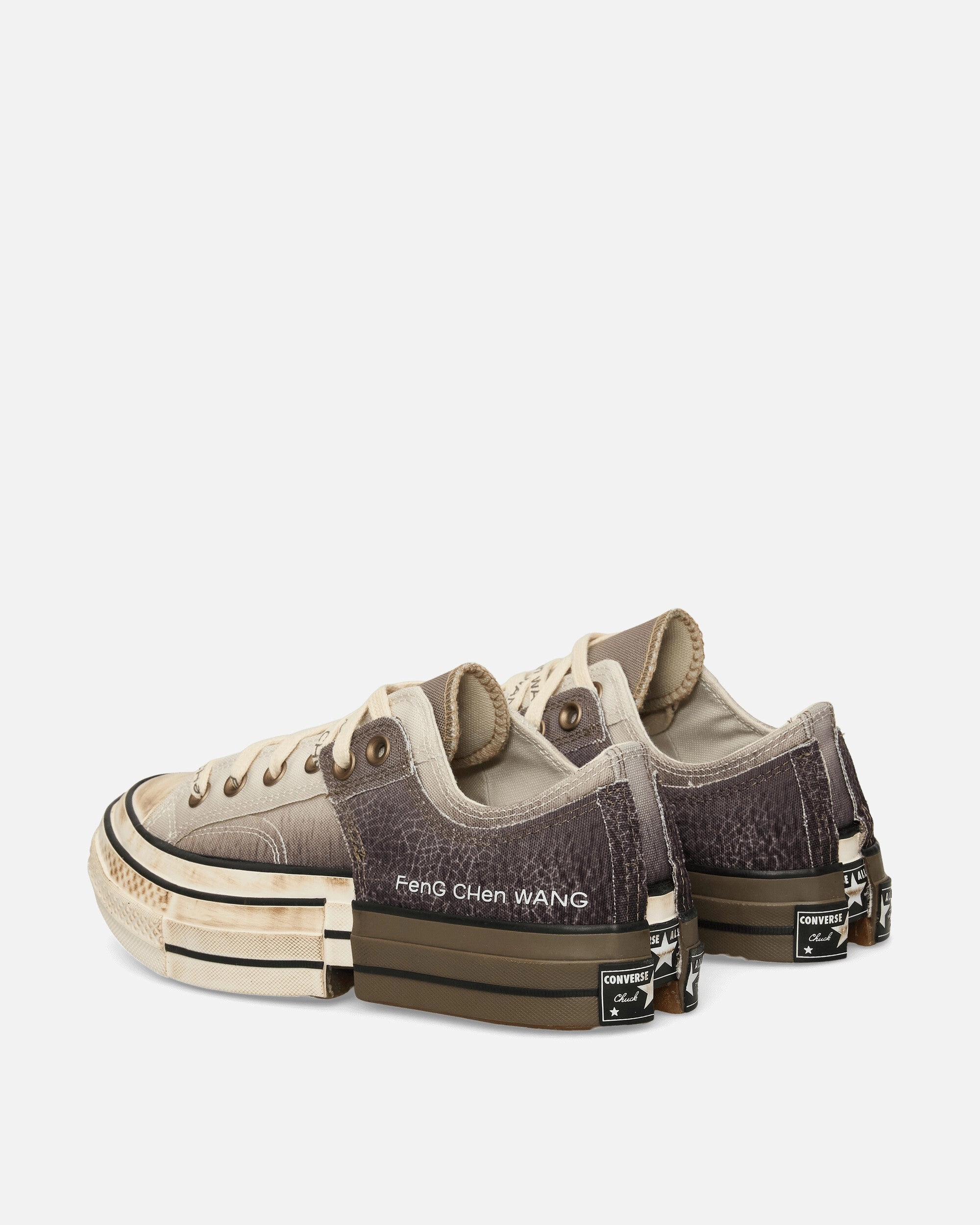 Feng Chen Wang 2-in-1 Chuck 70 Sneakers Brown Classic Canvas Sneakers