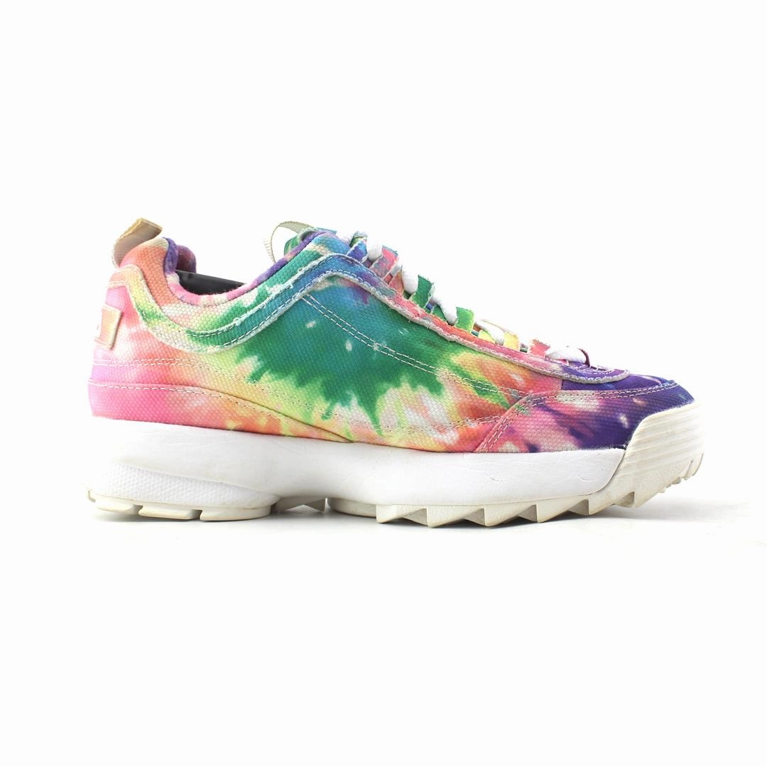 FILA DISRUPTOR II TIE DYE Fila athletic shoe visuals