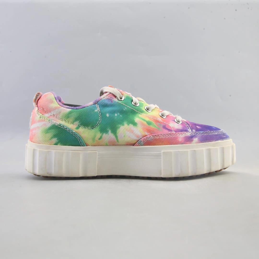FILA  SANDBLAST LOW TIE DYE Fila athletic shoe visuals