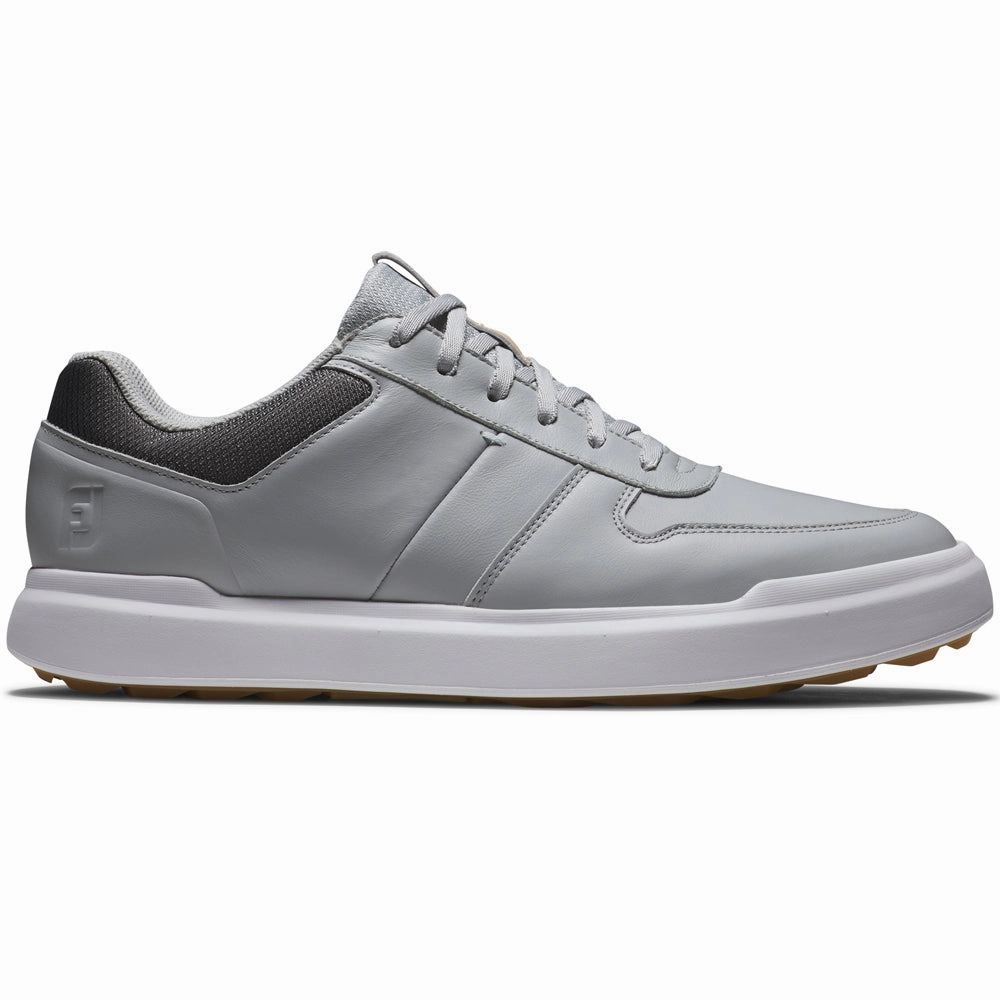 FootJoy Contour Casual Spikeless Shoes - White/Navy/Grey Footjoy golf footwear