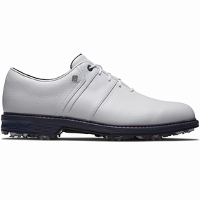 FootJoy Packard Spiked Shoes - White/Pink/Navy Footjoy golf footwear