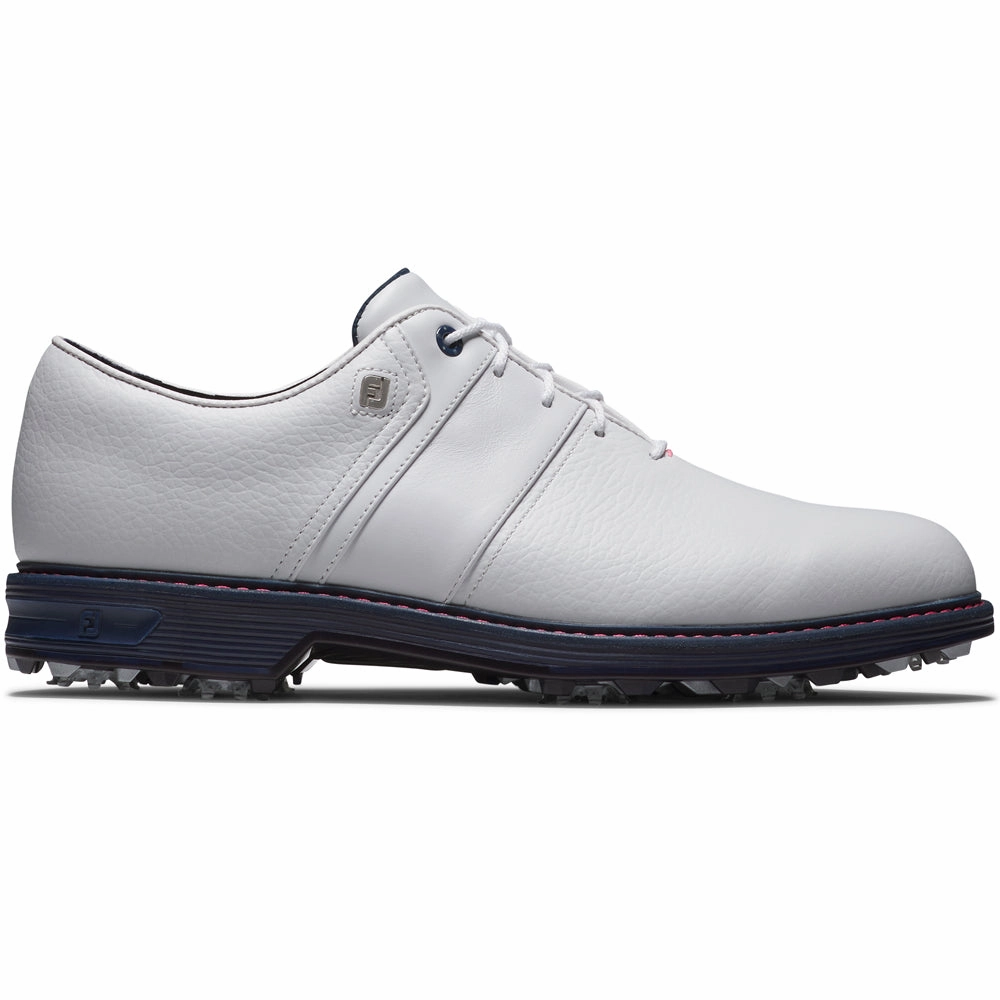 FootJoy Packard Spiked Shoes - White/Pink/Navy Footjoy golf footwear