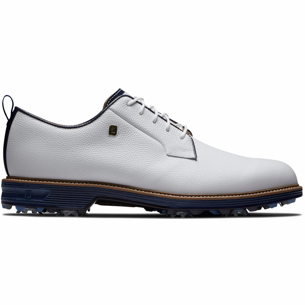 FootJoy Premiere Series Field Spiked Waterproof Shoes - White/Navy Footjoy golf footwear