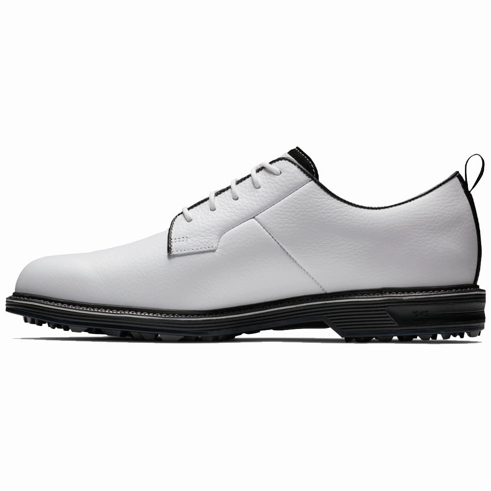 FootJoy Premiere Series Field Spikeless Waterproof Shoes - White/Black Pro Golf Traction
