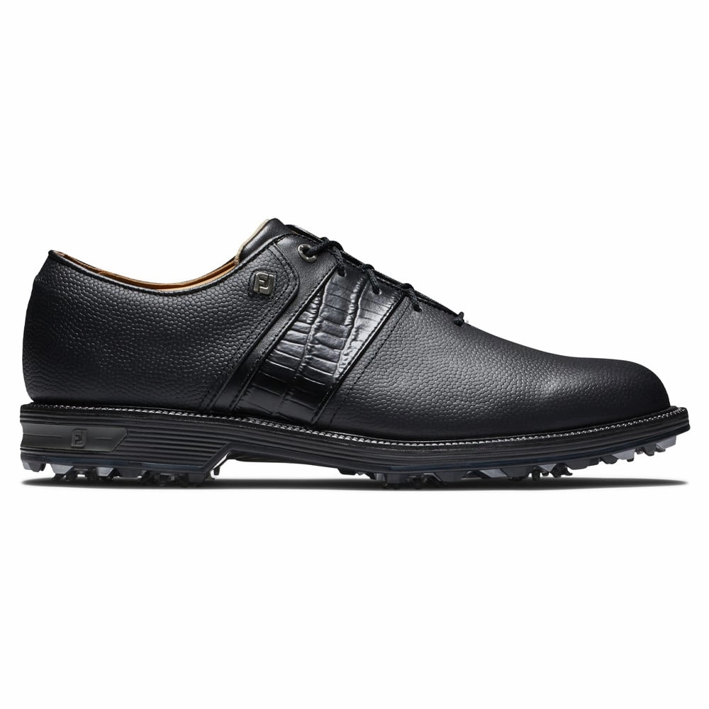 FootJoy Premiere Series Packard Spiked Waterproof Shoes - Black Footjoy golf footwear