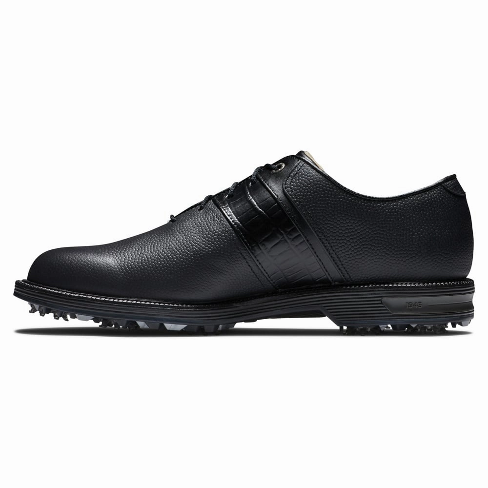 FootJoy Premiere Series Packard Spiked Waterproof Shoes - Black Pro Golf Traction