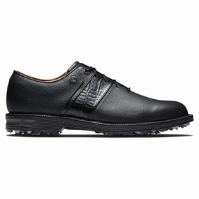 FootJoy Premiere Series Packard Spiked Waterproof Shoes - Black Footjoy golf footwear