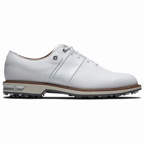 FootJoy Premiere Series Packard Spiked Waterproof Shoes - White Footjoy golf footwear