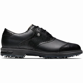 FootJoy Premiere Series Wilcox Spiked Waterproof Shoes - Black Footjoy golf footwear