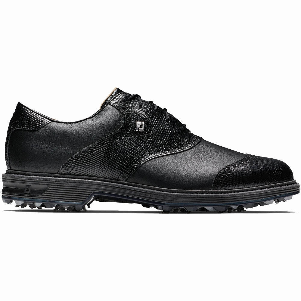 FootJoy Premiere Series Wilcox Spiked Waterproof Shoes - Black Footjoy golf footwear