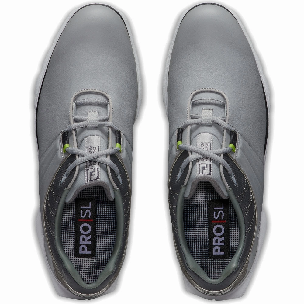 FootJoy Pro SL Spikeless Shoes - Grey/Charcoal Pro Golf Traction