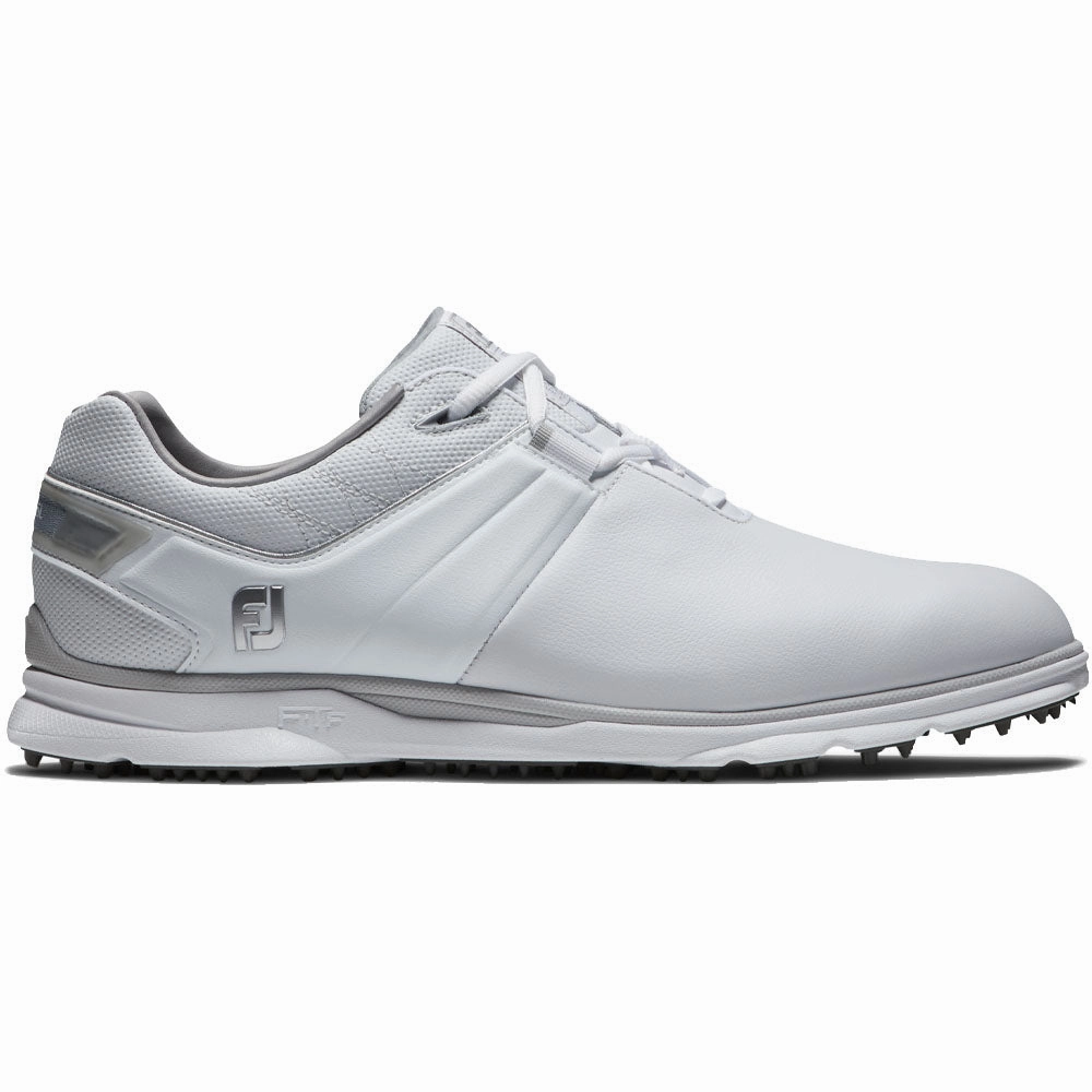 FootJoy Pro SL Waterproof Spikeless Shoes - White/Grey Footjoy golf footwear