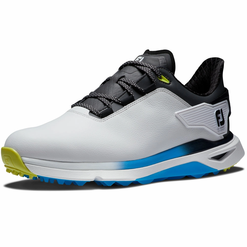 FootJoy Pro SLX Carbon Spikeless Waterproof Shoes - White/Black/Multi Pro Golf Traction