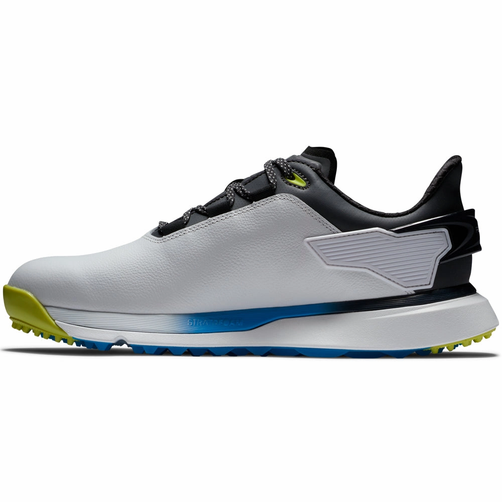 FootJoy Pro SLX Carbon Spikeless Waterproof Shoes - White/Black/Multi Pro Golf Traction