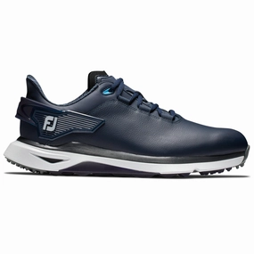 FootJoy Pro SLX Spikeless Waterproof Shoes - Navy/White/Grey Footjoy golf footwear