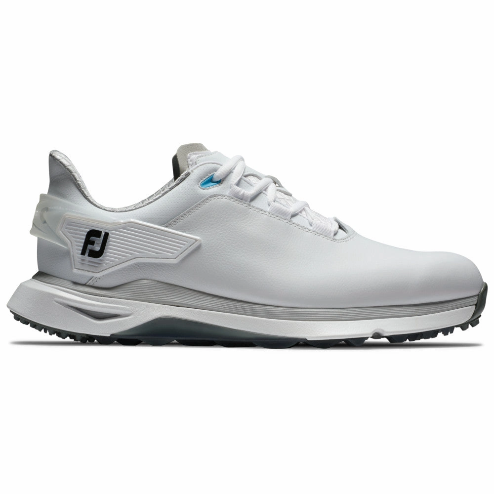 FootJoy Pro SLX Spikeless Waterproof Shoes - White/White/Grey Footjoy golf footwear