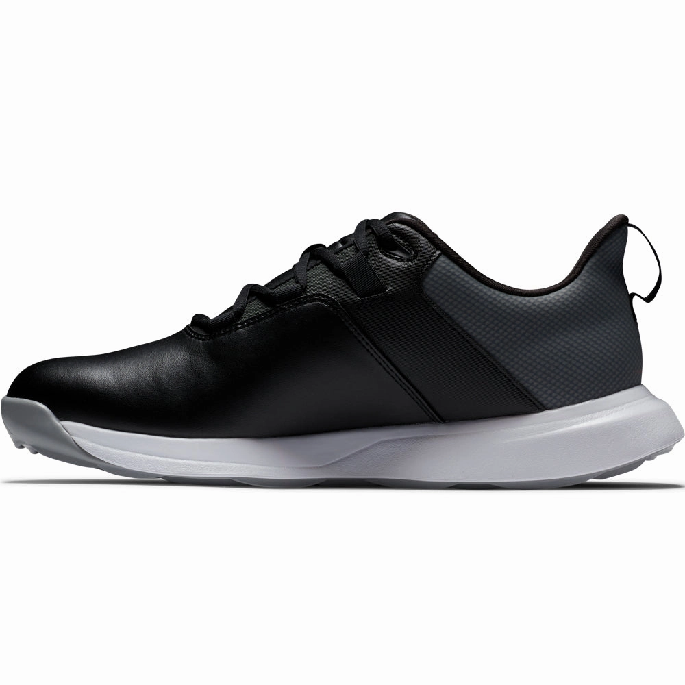 FootJoy ProLite Spikeless Waterproof Shoes - Black/Grey Pro Golf Traction
