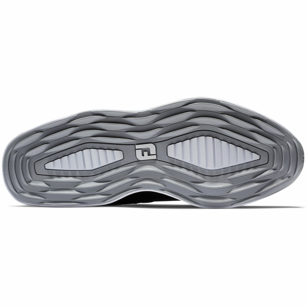FootJoy ProLite Spikeless Waterproof Shoes - Black/Grey Pro Golf Traction