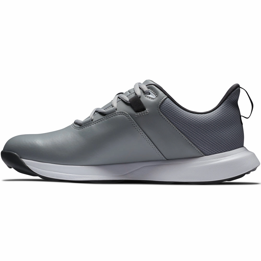 FootJoy ProLite Spikeless Waterproof Shoes - Grey/Charcoal Pro Golf Traction