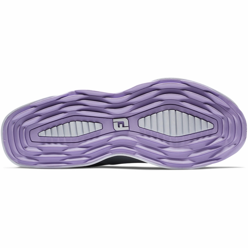 FootJoy ProLite Womens Spikeless Waterproof Shoes -  Grey/Lilac Pro Golf Traction