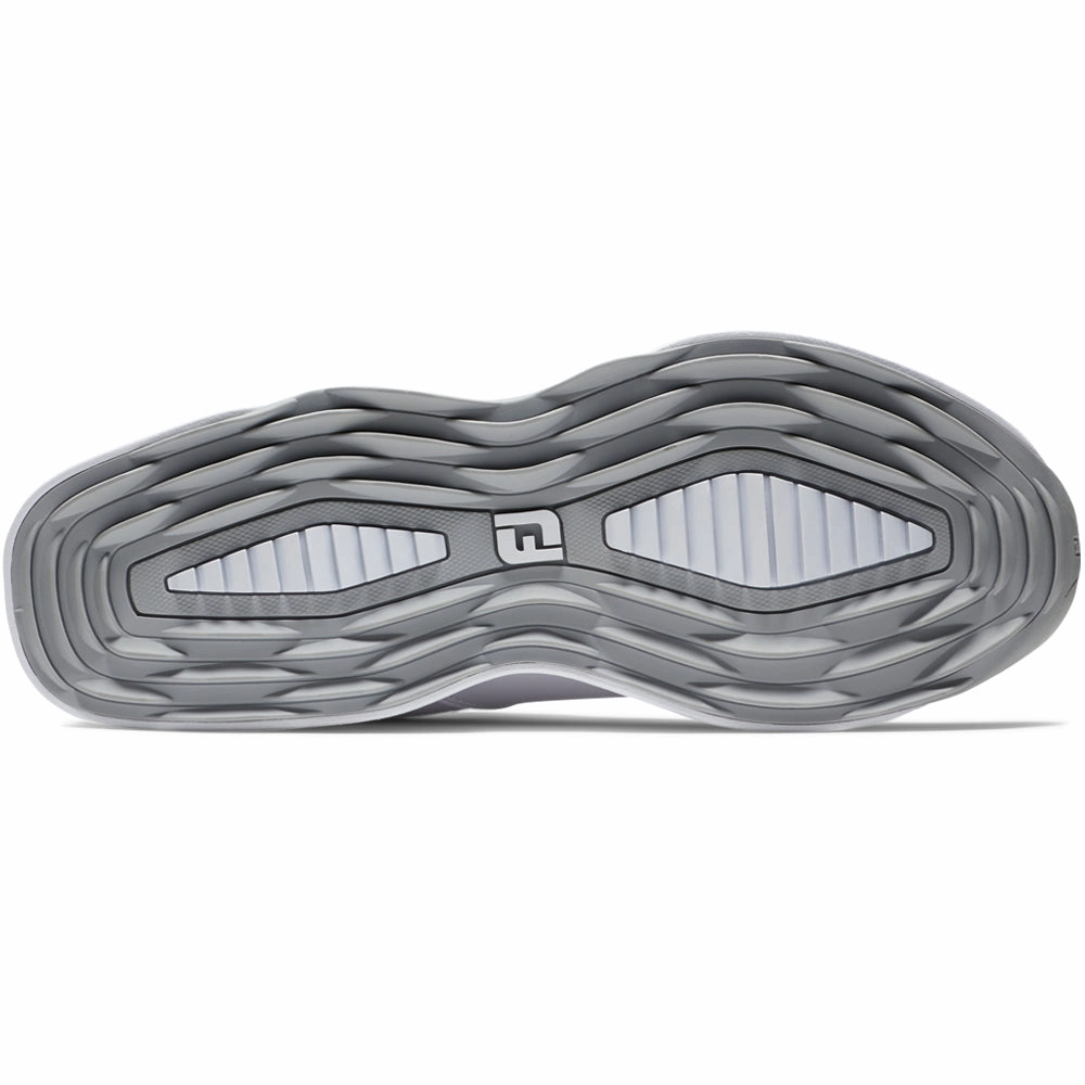 FootJoy ProLite Womens Spikeless Waterproof Shoes - White/Grey Pro Golf Traction