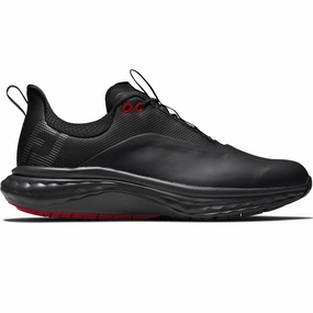 FootJoy Quantum Spikeless Shoes - Black/Grey/Red Footjoy golf footwear