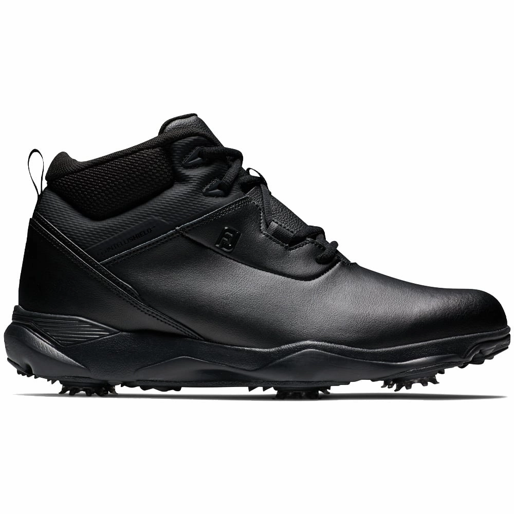 FootJoy Stormwalker Spiked Waterproof Boots - Black Footjoy golf footwear