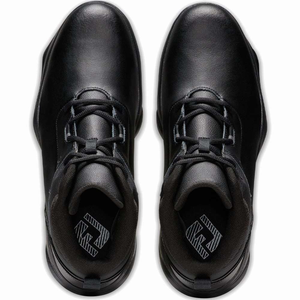 FootJoy Stormwalker Spiked Waterproof Boots - Black Pro Golf Traction