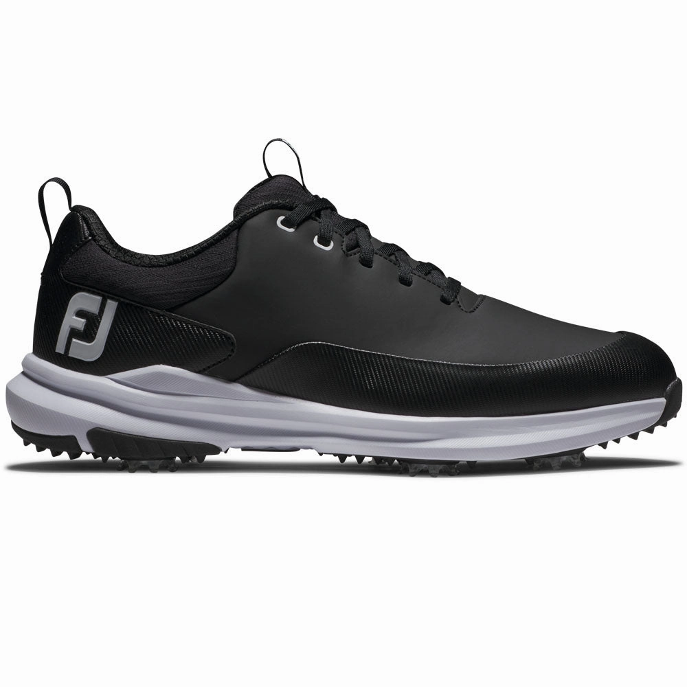 FootJoy Tour Rival Spiked Shoes - Black/White Footjoy golf footwear