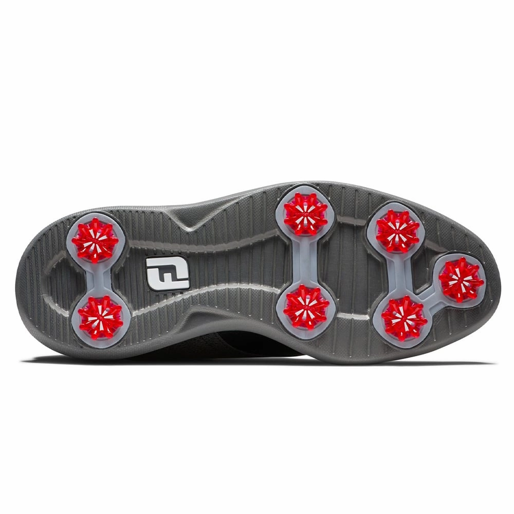 FootJoy Traditions Spiked Waterproof Shoes - Black Pro Golf Traction